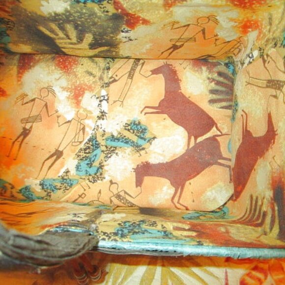 Time-Crafters PATCHWORK Raffia BASKET Crafted HANDMADE Lined BEADS Artisan 80s - Picture 7 of 10